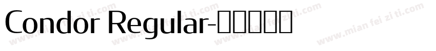 Condor Regular字体转换